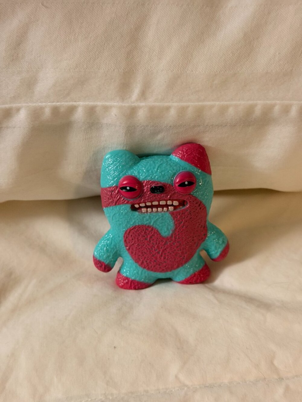 Fuggler Collectible Figure: Rad Edition - Old Tooth (Blue turquoise pink swirl)